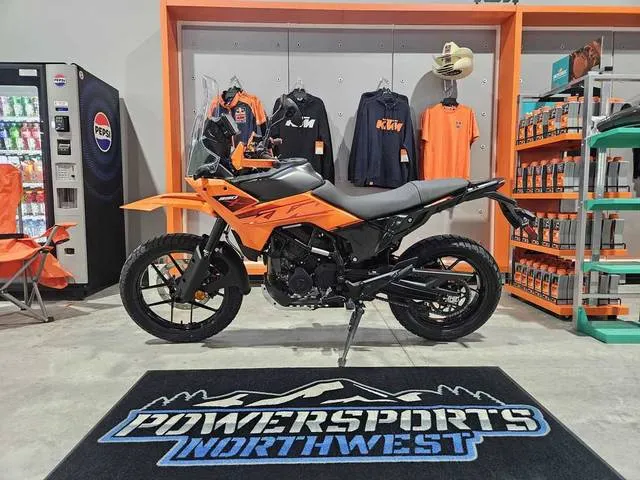 2026 KTM 390 Adventure X — front three-quarter view