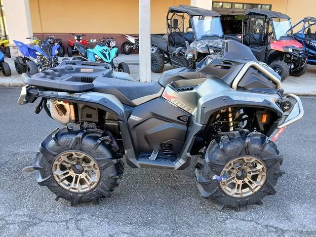 2026 Can-Am® Outlander X mr 1000R Loft Green Satin — front three-quarter view