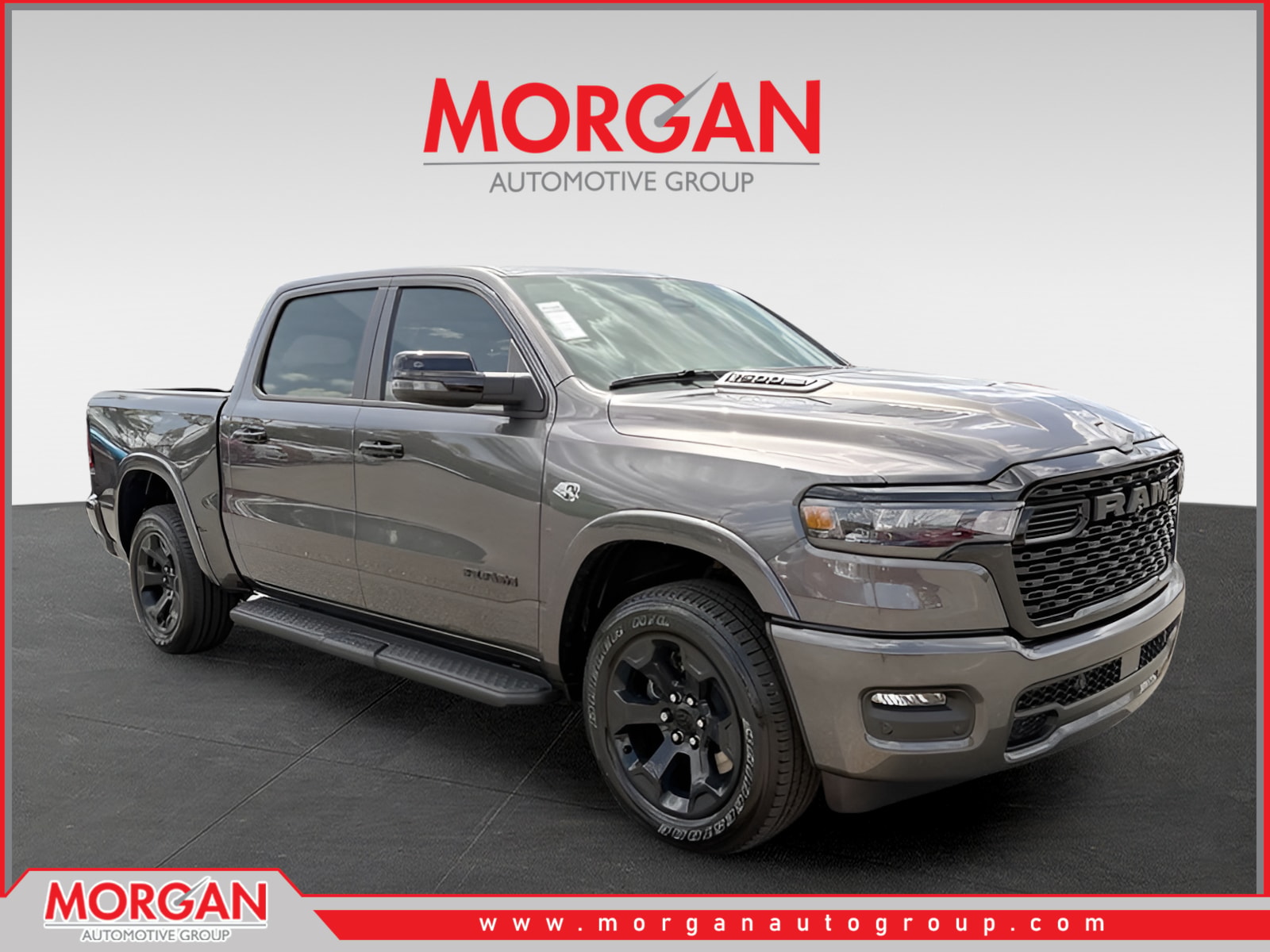 2026 Ram 1500 Big Horn/Lone Star in Gray — front three-quarter view