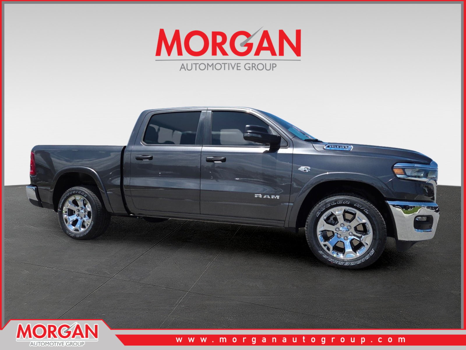 2026 Ram 1500 Big Horn/Lone Star in Gray — front three-quarter view