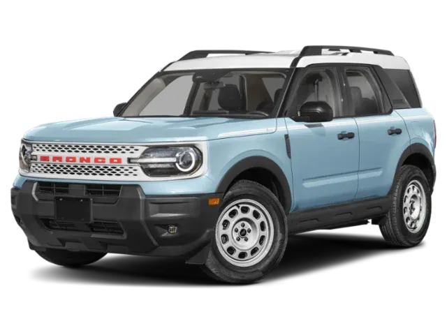 2026 Ford Bronco Sport Heritage in Blue — front three-quarter view