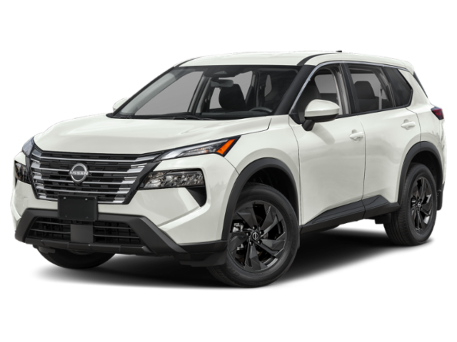2026 Nissan Rogue SV in White — front three-quarter view