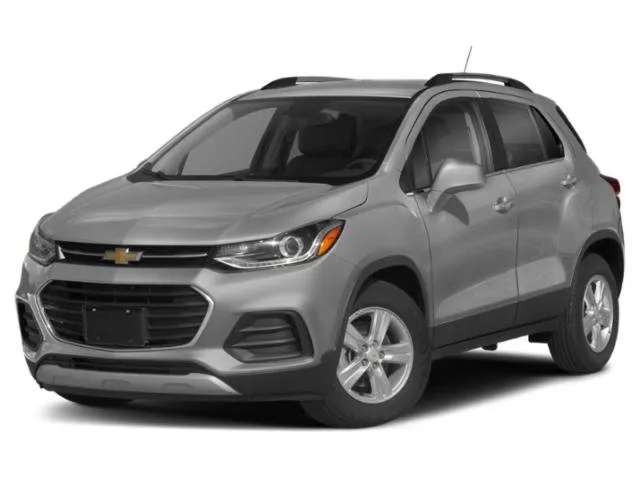 2020 Chevrolet Trax LT in Summit White — front three-quarter view