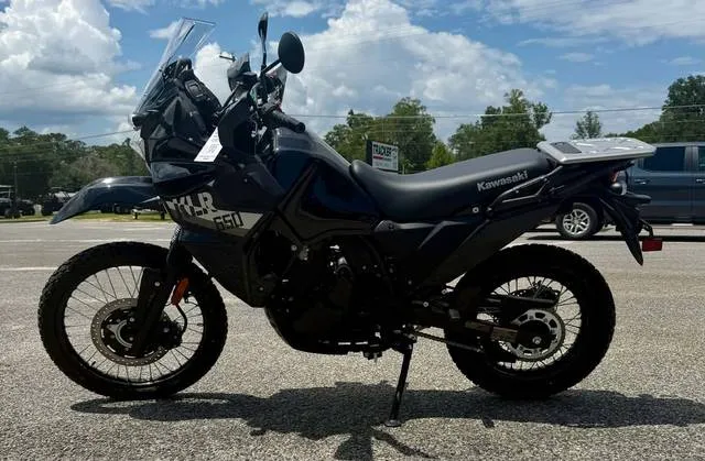 2026 Kawasaki KLR®650 ABS — front three-quarter view