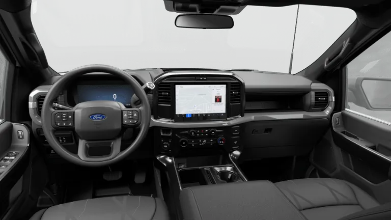 2026 Ford F-150 STX in Avalanche — front three-quarter view
