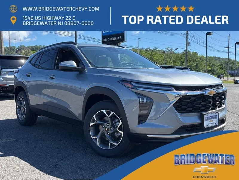 2026 Chevrolet Trax LT in Sterling Gray Metallic — front three-quarter view