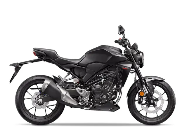 2025 Honda® CB300R — front three-quarter view