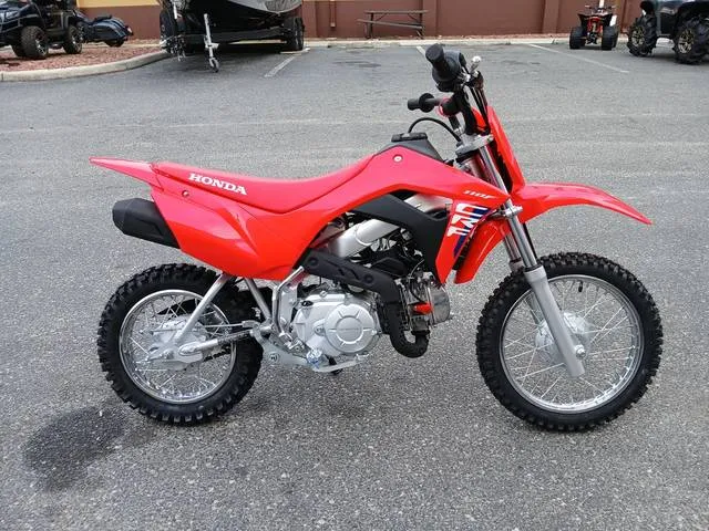 2026 Honda® CRF110F — front three-quarter view