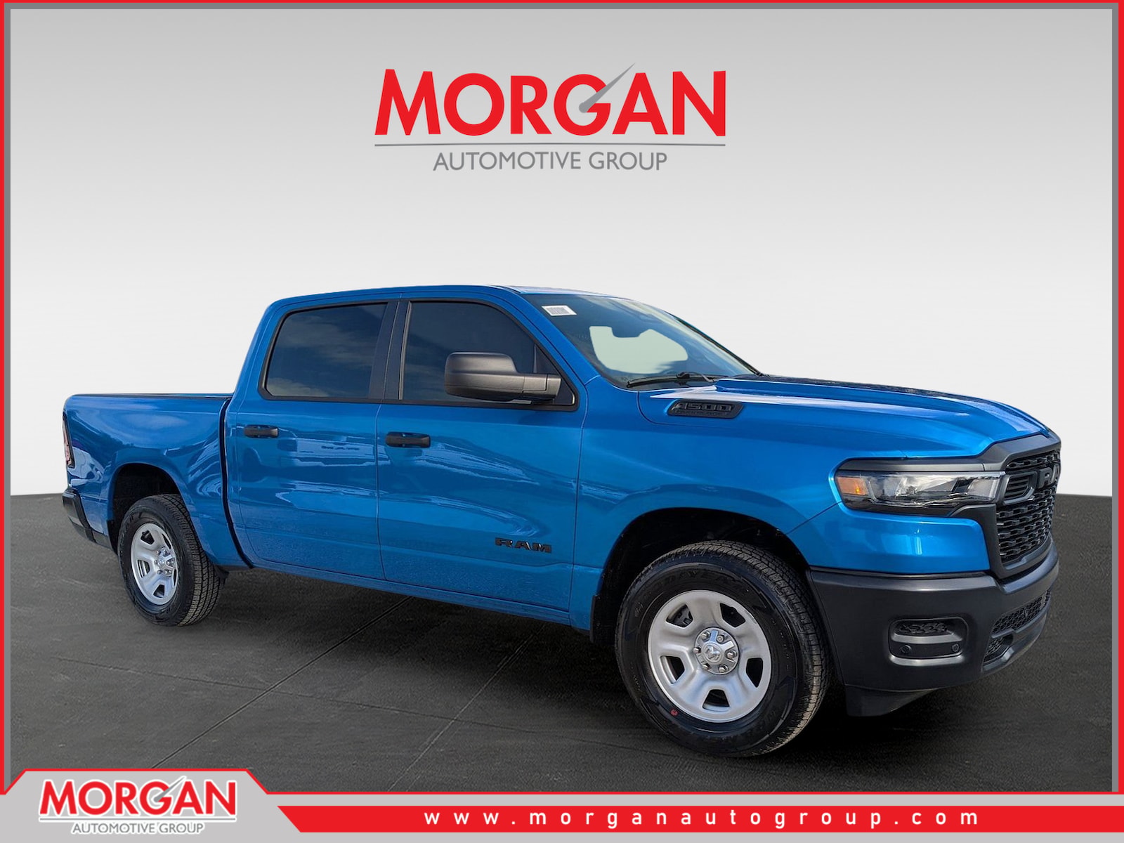 2026 Ram 1500 Tradesman in Blue — front three-quarter view