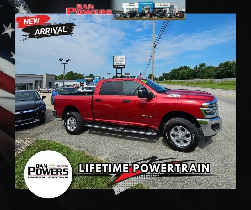 2026 RAM 2500 Big Horn in Red — front three-quarter view