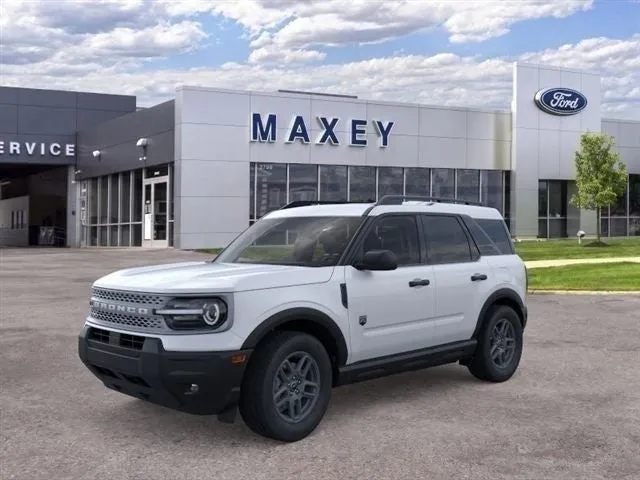 2026 Ford Bronco Sport Big Bend® in Oxford White — front three-quarter view
