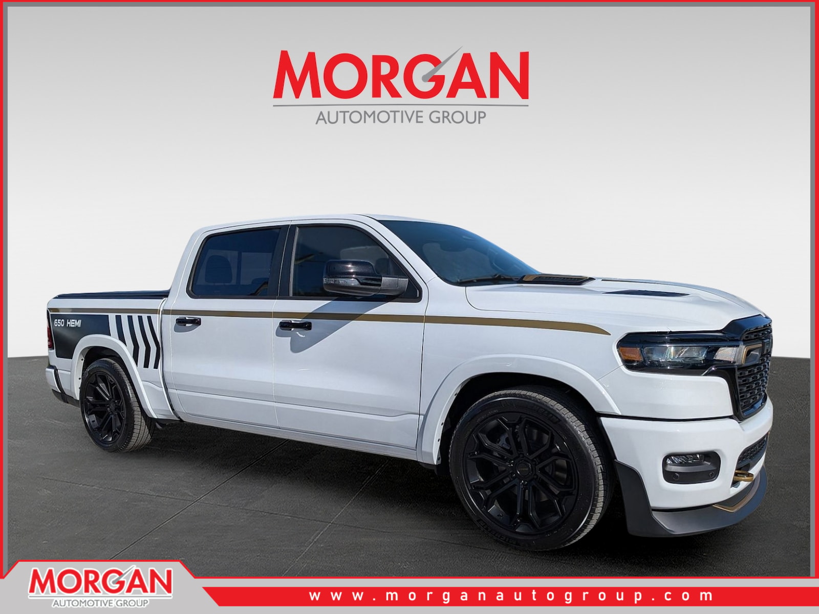 2026 Ram 1500 Big Horn/Lone Star in White — front three-quarter view