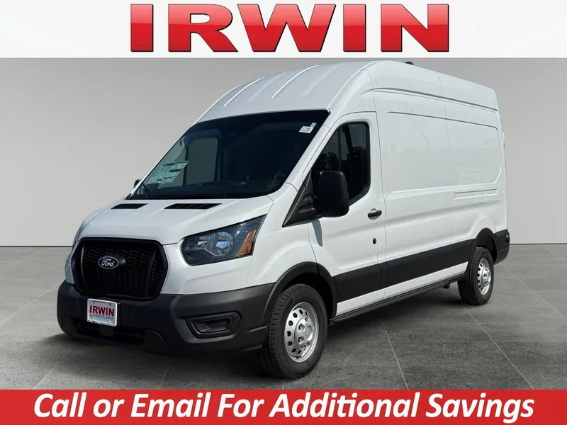 2026 Ford Transit Cargo Van Cargo Van in White — front three-quarter view