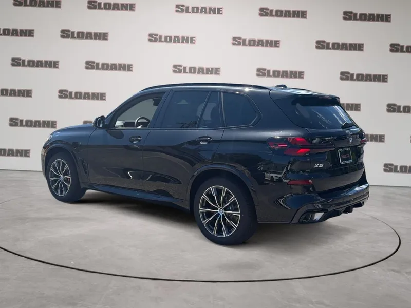 2026 BMW X5 — rear three-quarter view