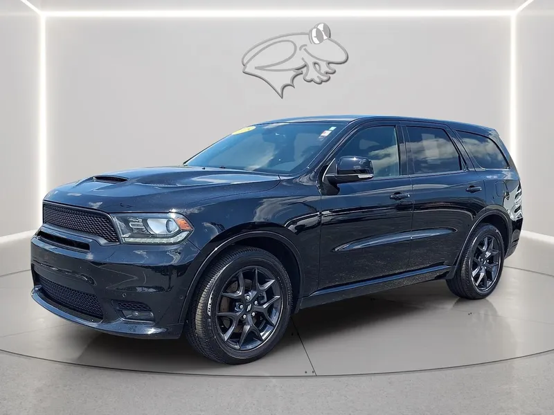 2018 Dodge Durango R/T in Db Black Clearcoat — front three-quarter view