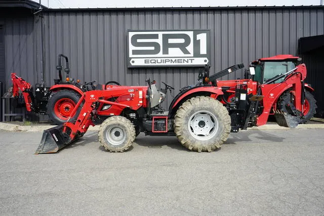 2023 TYM T574H TLB w/ 3rd function — front three-quarter view
