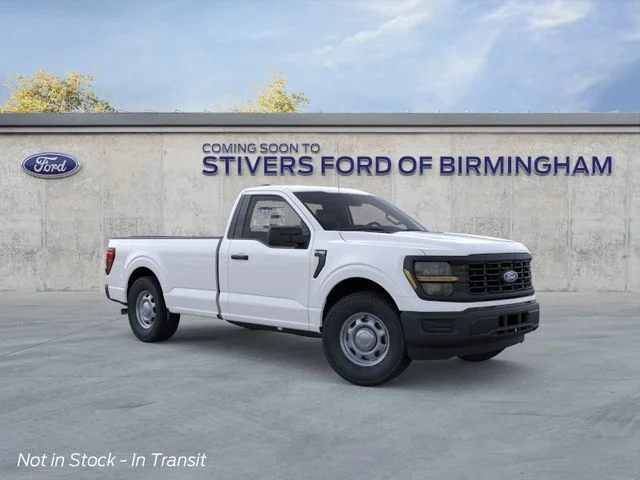 2026 Ford F-150 XL in White — front three-quarter view