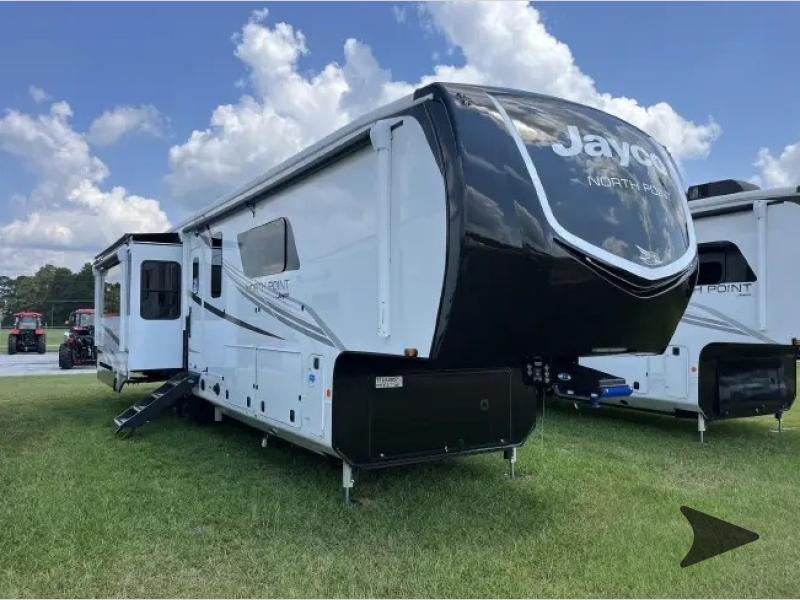 2026 Jayco North Point — front three-quarter view
