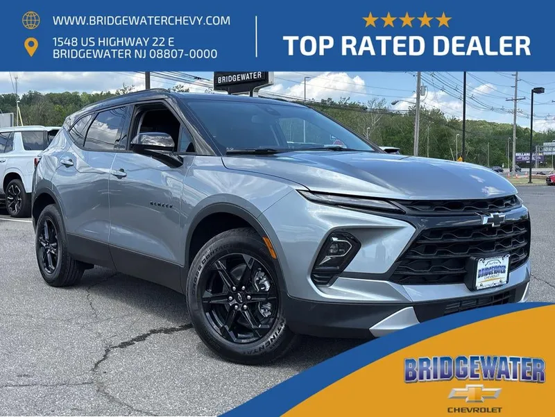 2026 Chevrolet Blazer 2LT in Sterling Gray Metallic — front three-quarter view