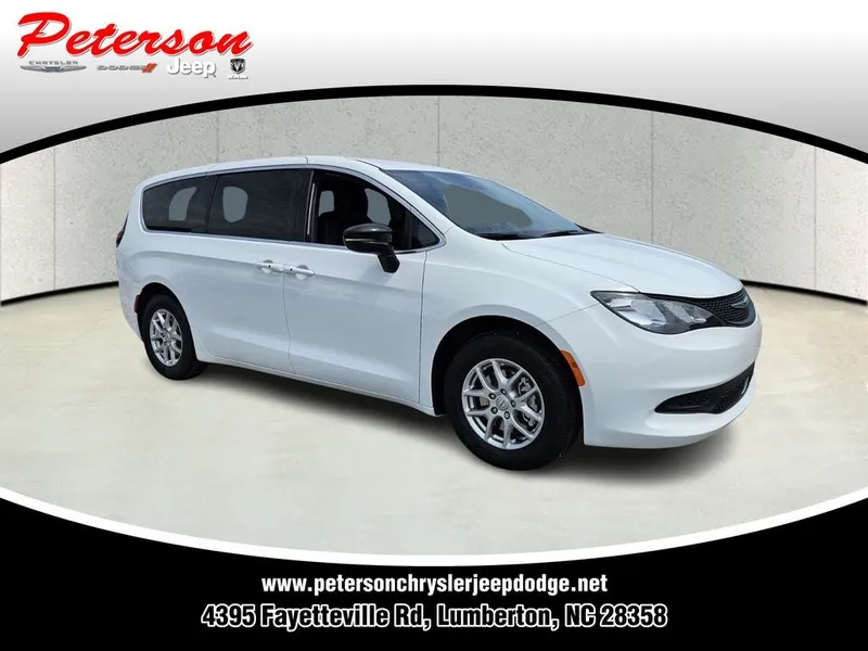 2026 Chrysler Voyager VOYAGER LX in Bright White Clear-Coat Exterior Paint — front three-quarter view