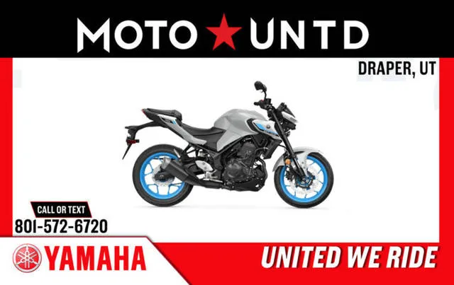 2025 Yamaha MT-03 — front three-quarter view