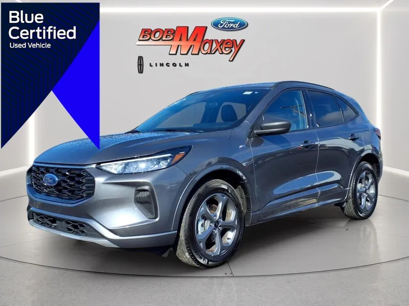 2024 Ford Escape ST-Line in Carbonized Gray Metallic — front three-quarter view