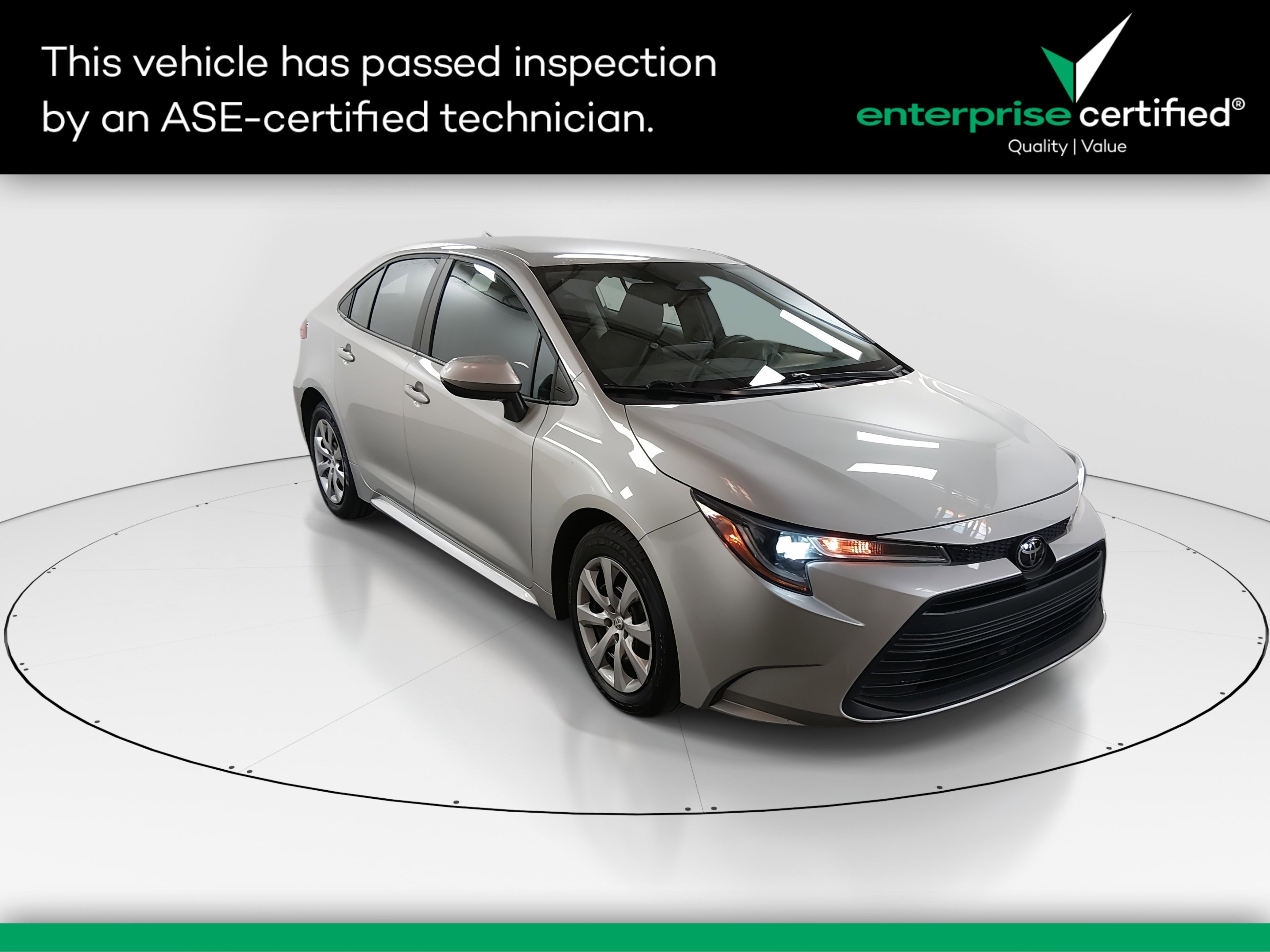 2024 Toyota Corolla LE CVT — front three-quarter view