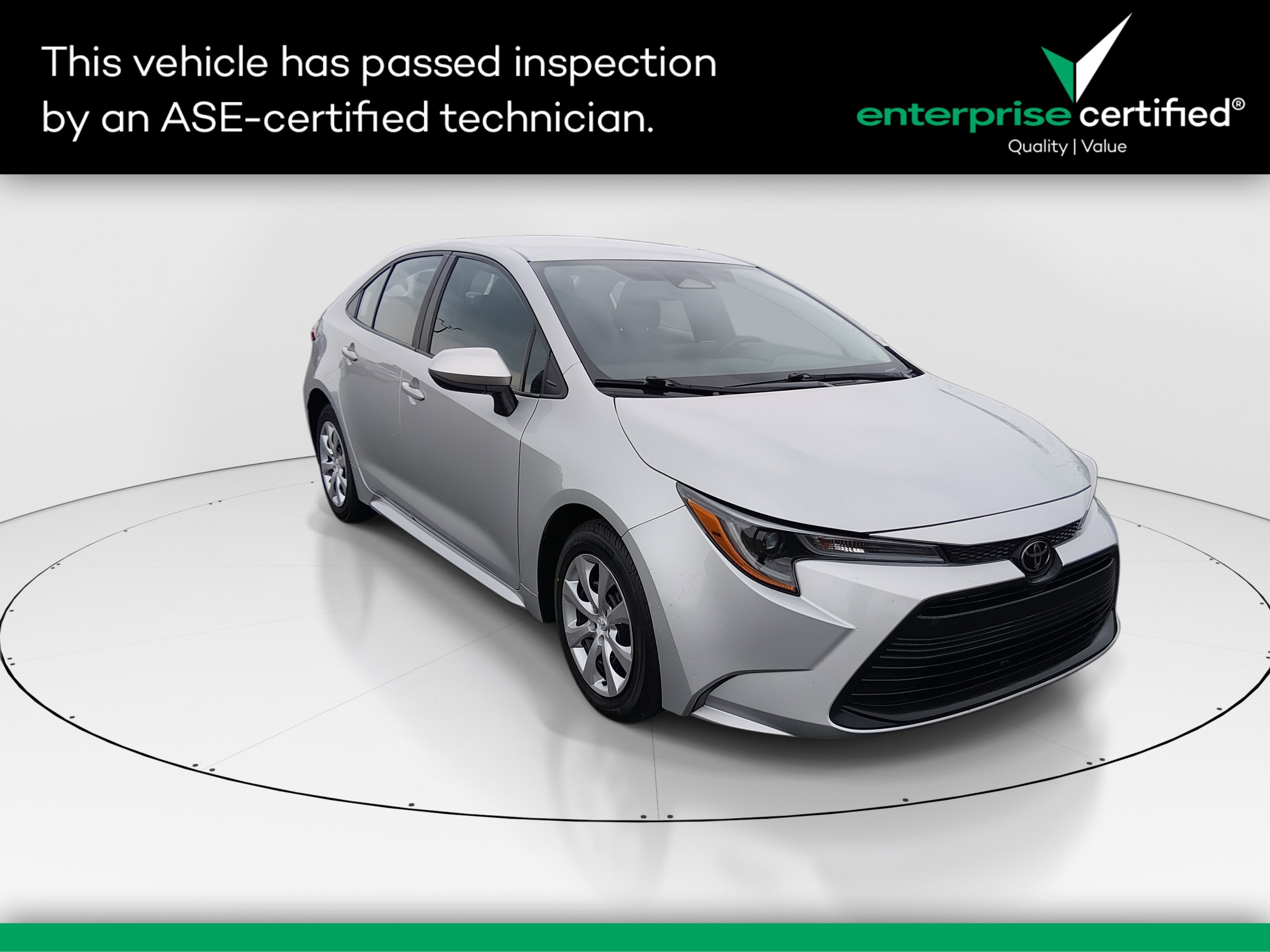 2024 Toyota Corolla LE CVT — front three-quarter view