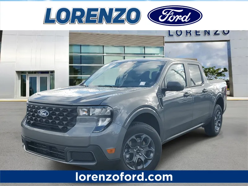 2026 Ford Maverick XLT in Carbonized Gray Metallic — front three-quarter view