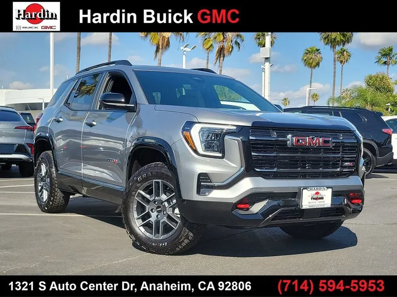2026 GMC Terrain AT4 in Sterling Metallic — front three-quarter view
