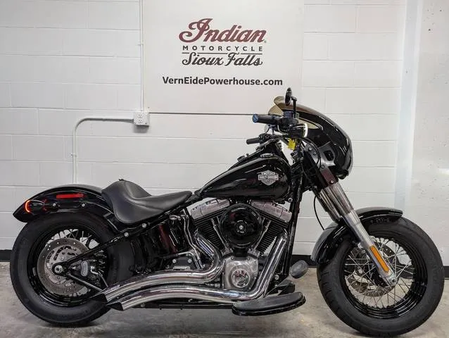 2015 Harley-Davidson® FLS - Softail Slim® — front three-quarter view