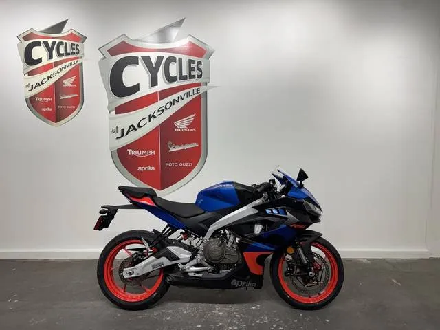 2026 Aprilia® RS 457 — front three-quarter view