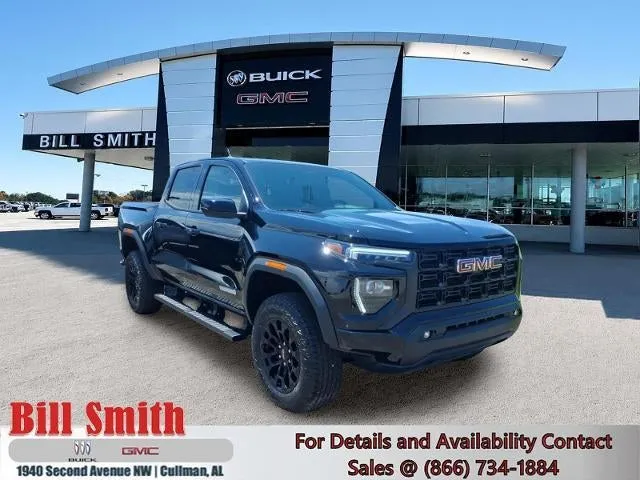 2026 GMC Canyon Elevation in Onyx Black — front three-quarter view