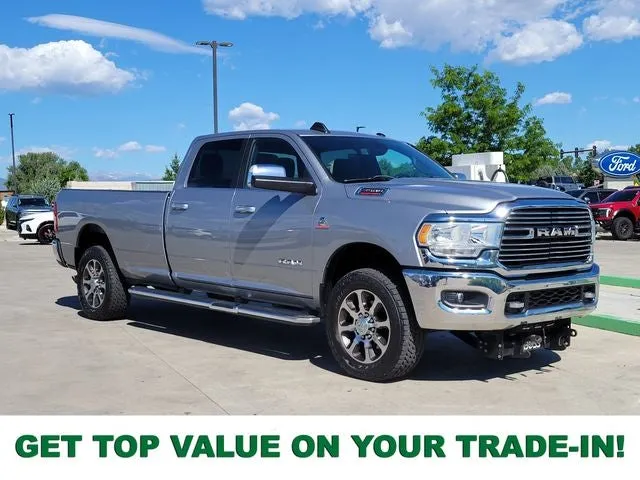 2020 RAM 3500 Big Horn in Billet Silver Metallic Clearcoat — front three-quarter view