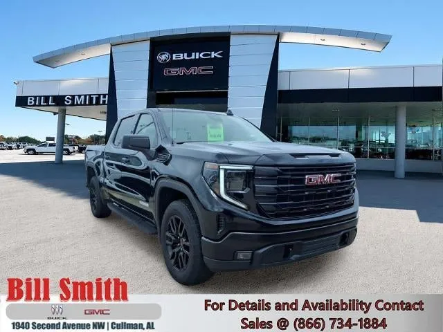 2026 GMC Sierra 1500 Elevation in Onyx Black — front three-quarter view