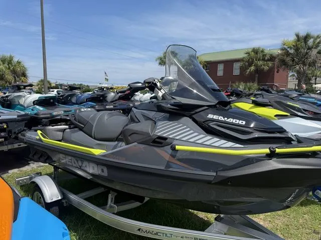 2026 Sea-Doo Explorer Pro® 230 — front three-quarter view