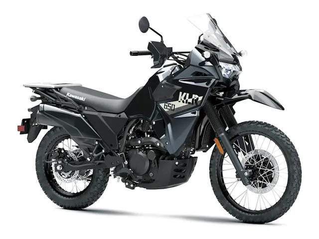 2026 Kawasaki KLR®650 S ABS — front three-quarter view