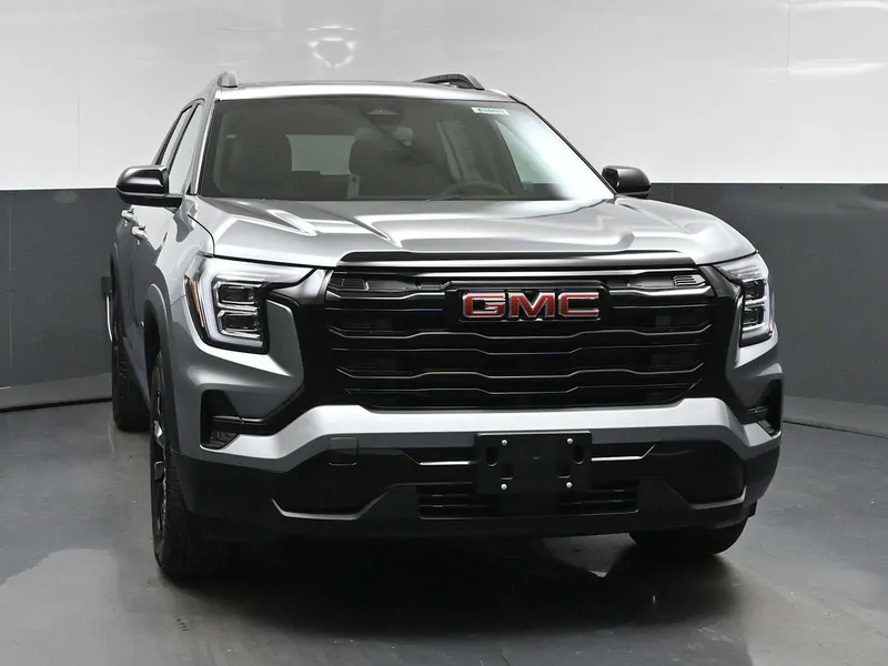 2026 GMC Terrain Elevation in Sterling Metallic — front three-quarter view