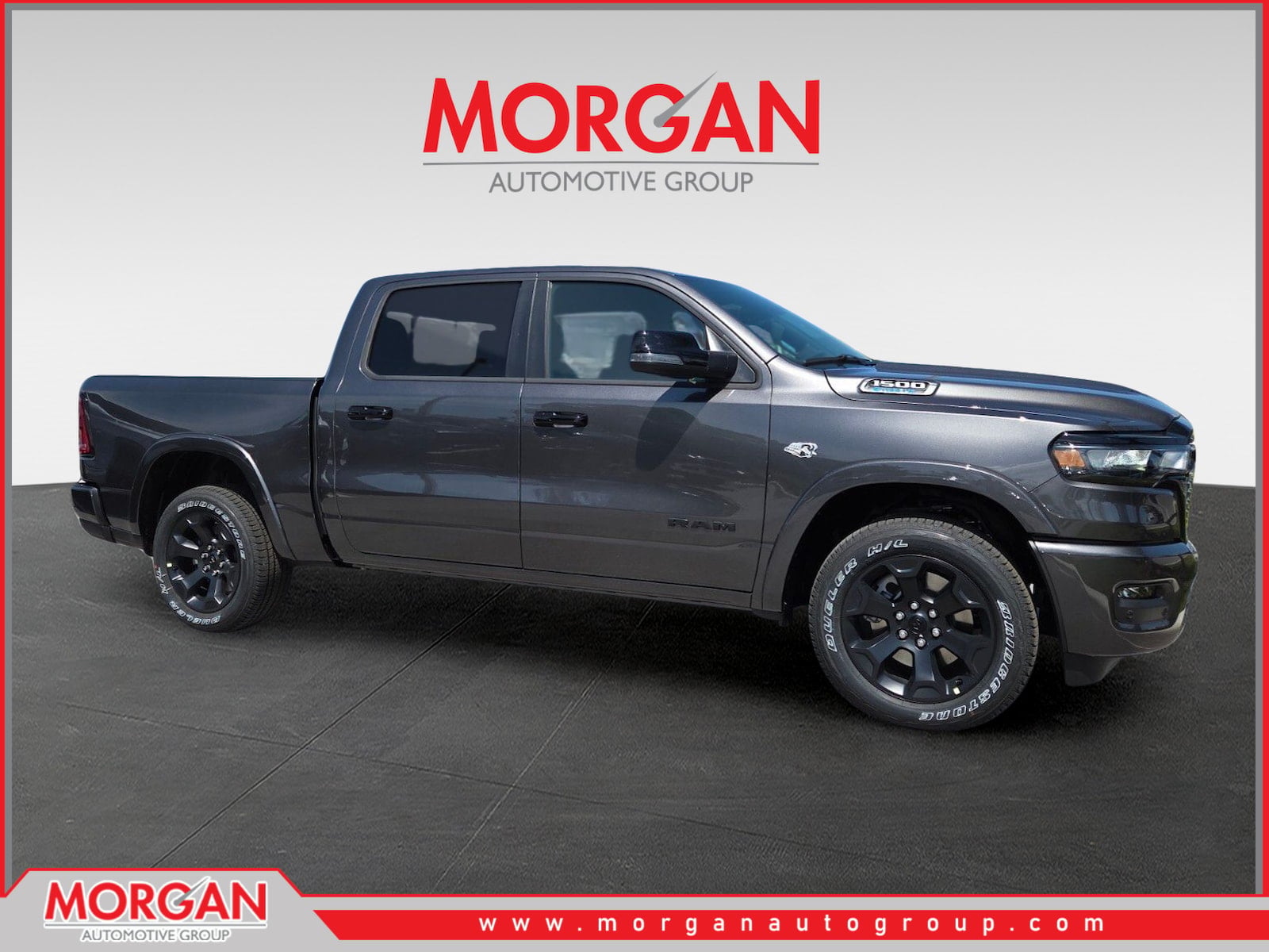 2026 Ram 1500 Big Horn/Lone Star in Gray — front three-quarter view