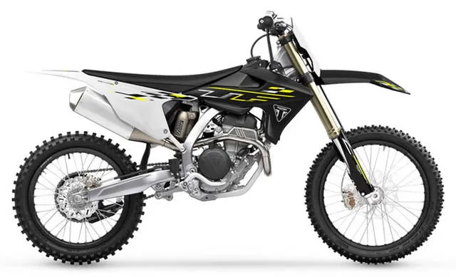 2026 Triumph TF 250-X — front three-quarter view