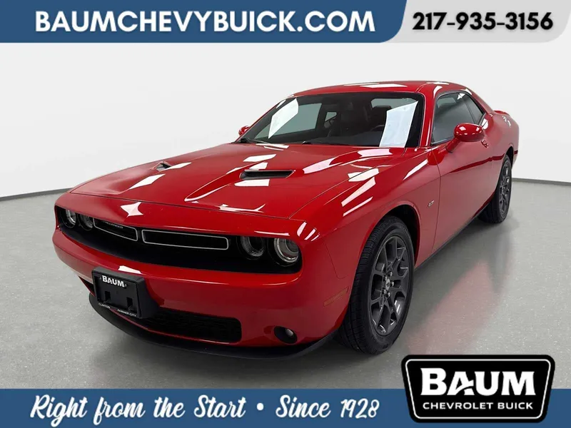 2018 Dodge Challenger GT AWD in Gray — front three-quarter view