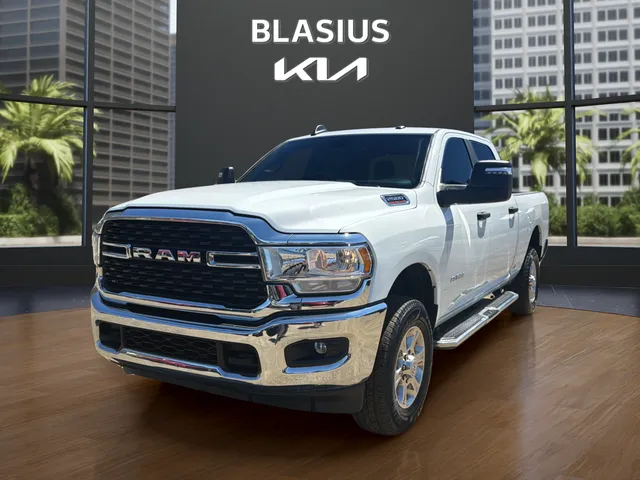 2024 RAM 2500 Big Horn in Bright White Clearcoat — front three-quarter view