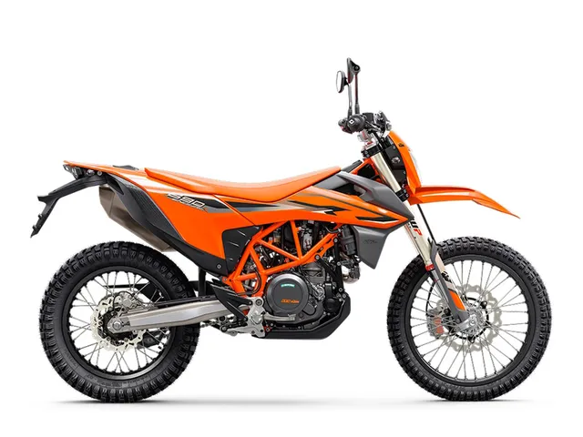2024 KTM 690 Enduro R — front three-quarter view