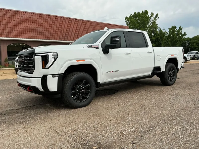 2026 GMC Sierra 2500 HD AT4 — front three-quarter view