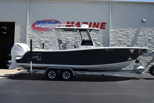 2022 Sportsman Open 282TE CC — front three-quarter view