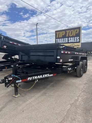 2026 PJ Trailers DL142 — front three-quarter view