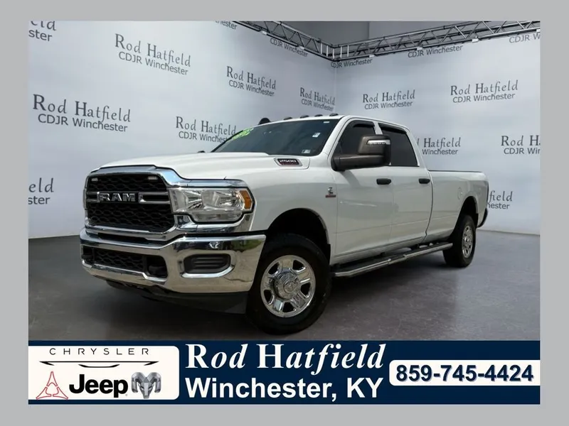 2023 RAM 2500 Tradesman in Bright White Clearcoat — front three-quarter view
