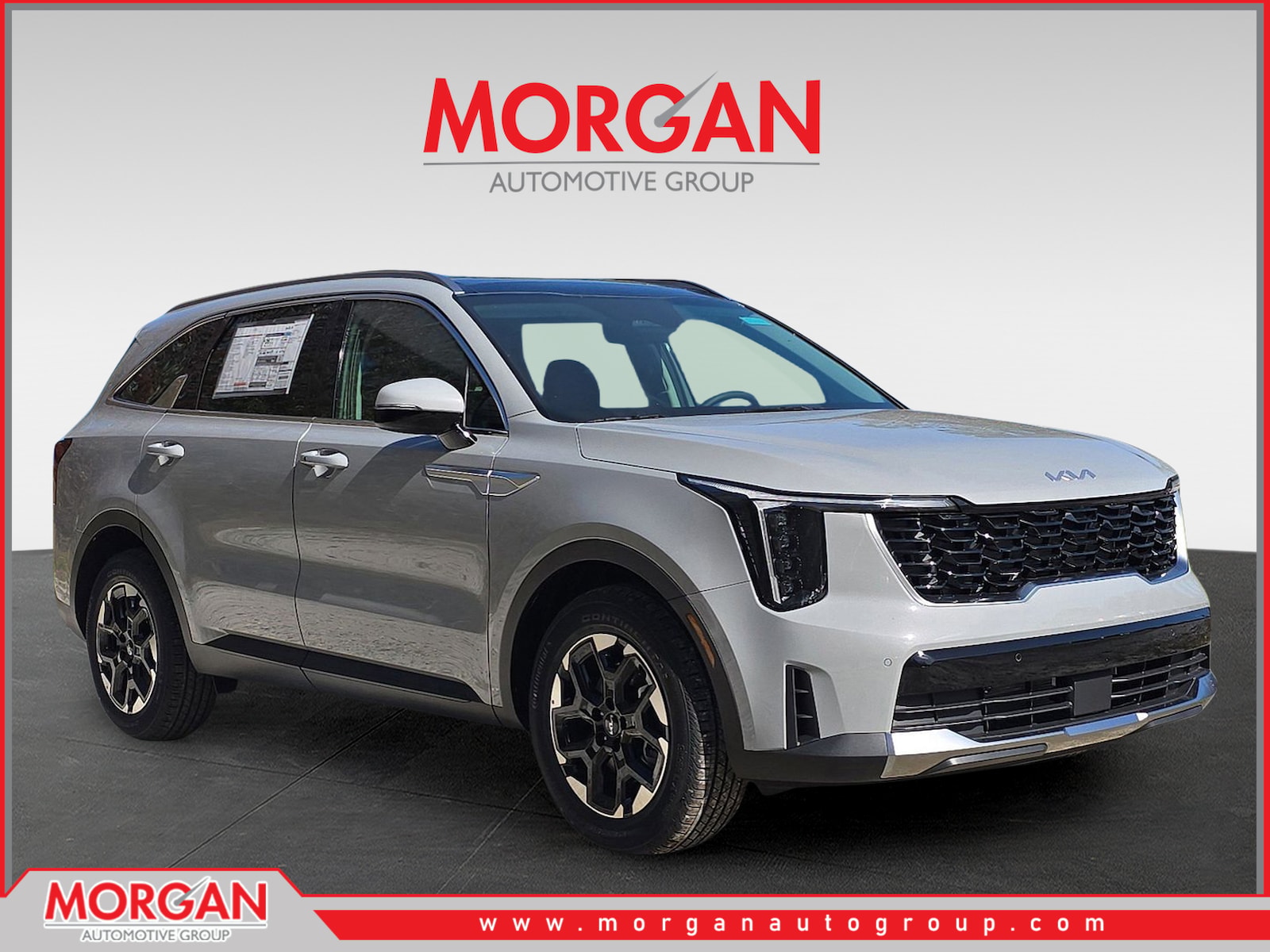 2026 Kia Sorento S in Wolf Gray — front three-quarter view