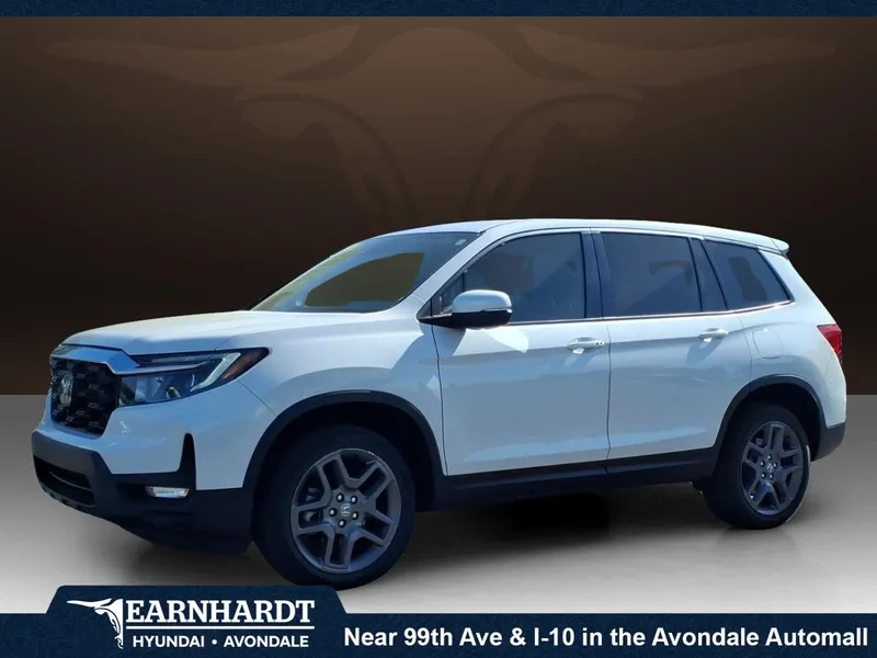 2023 Honda Passport EX-L***SUPER CLEAN*** in Platinum White Pearl — front three-quarter view