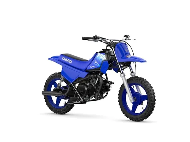 2027 Yamaha PW50 — front three-quarter view